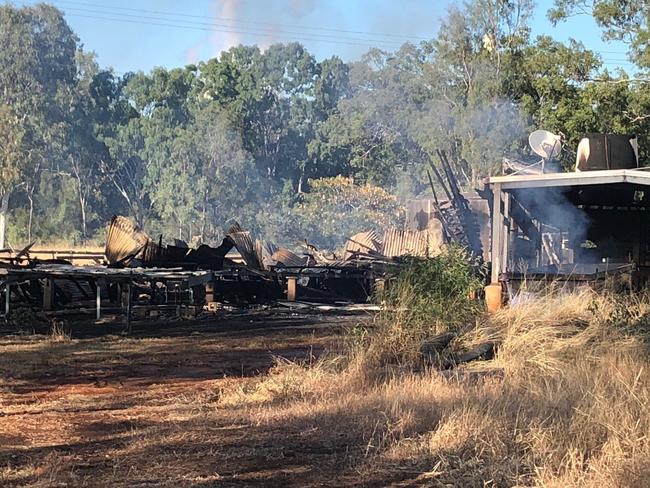 Emergency services were called to a house fire off Sackville St on Chong Rd, Stanwell, on May 30.