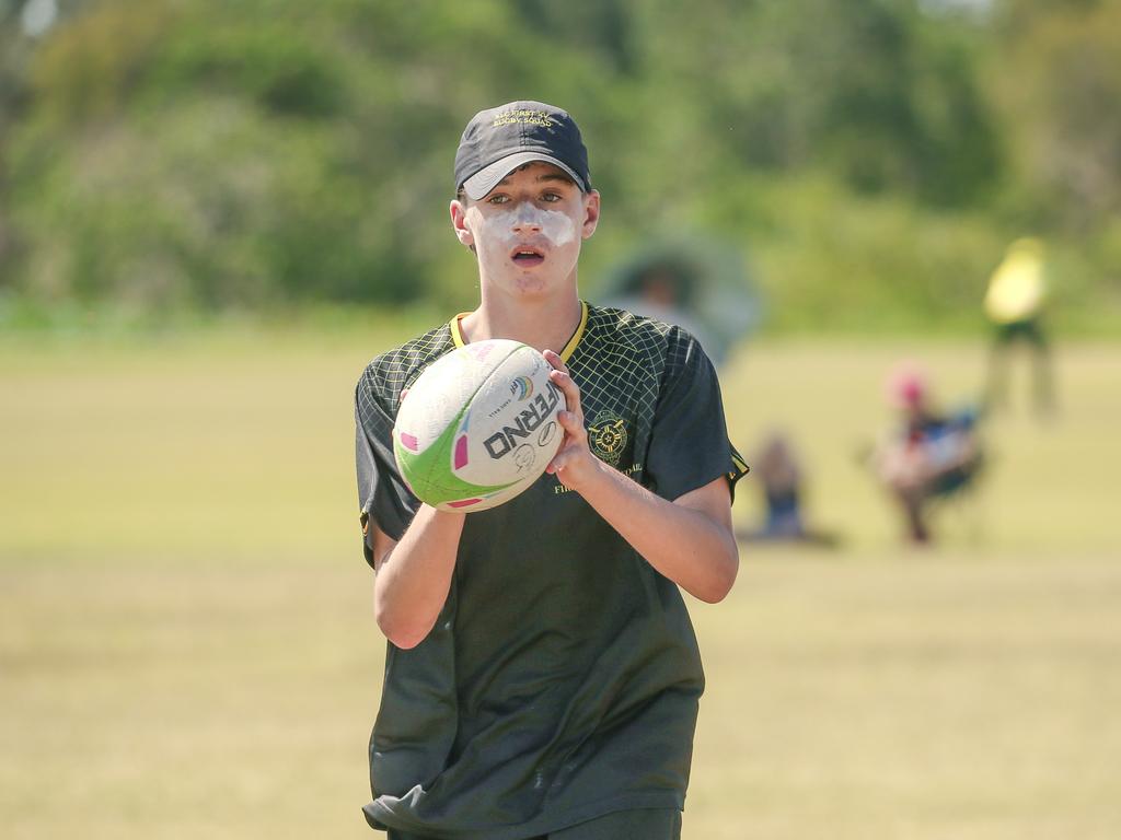 St Laurence's V St Josephs at the 2024 Gold Coast Titans All Schools Touch Football Picture: Glenn Campbell