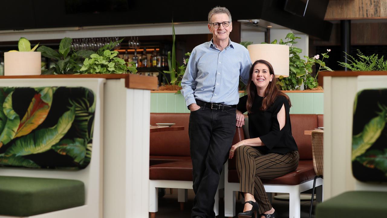 Owners Brian and Cathy Fitzgibbons at the Glen Hotel in Eight Mile Plains.