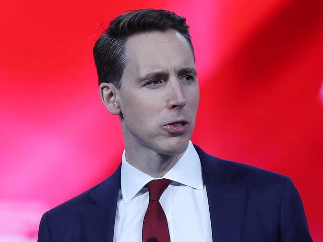 Senator Josh Hawley. Picture: AFP