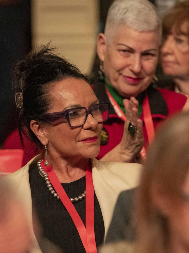 Retiring federal minister Linda Burney inside the conference. Picture: NewsWire