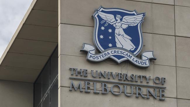 The University of Melbourne. Picture: NCA NewsWire / Daniel Pockett