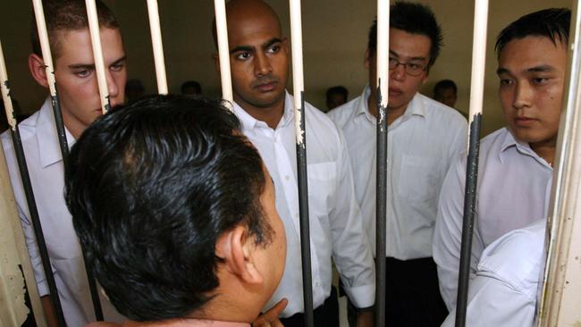 Only two of these Bali Nine members (pictured in 2005) Matthew Norman, Myuran Sukumaran, Si Yi Chen and Tan Duc Tanh Nguyen are still alive. Picture: Lukman S Bintoro.