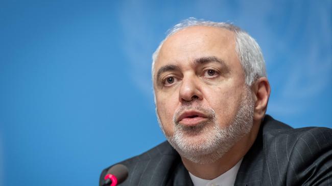 ‘Now they are taking retribution’: Mohammad Javad Zarif. Picture: AFP