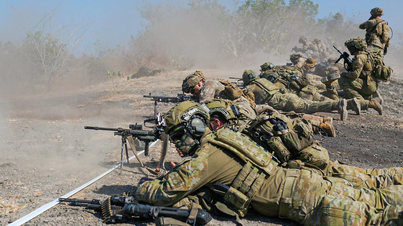 Australian Army soldiers from the 10th/27th Battalion, Royal South Australia Regiment. Picture: Australian Department of Defence / Supplied