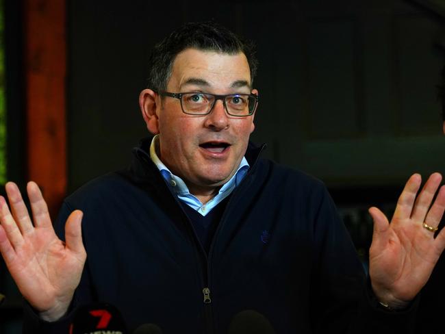 MELBOURNE AUSTRALIA - NewsWire Photos JULY 21, 2023: Victorian Premier Dan Andrews is seen during a press conference in Mannerim. Picture: NCA NewsWire / Luis Enrique Ascui