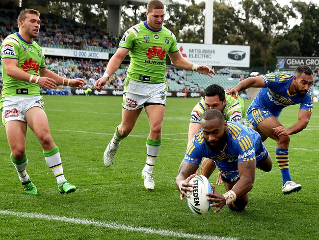 Semi Radradra’s tryscoring feats have made him prohibitively expensive. Picture: Gregg Porteous