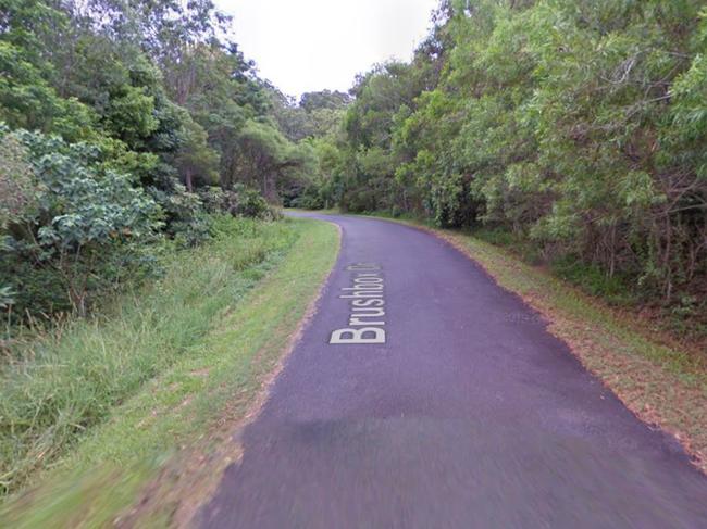 Brushbox Drive Mullumbimby where a car has overturned with one occupant inside