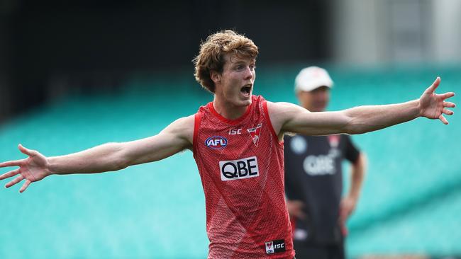 Nick Blakey will line up alongside star Lance Frankling against the Western Bulldogs in Round 1.