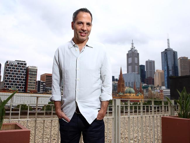 26/1/17 Celebrity chef Yotam Ottolenghi at the Langham hotel in Melbourne where he is currently filming the new season of channel 10's Master Chef. Aaron Francis/The Australian