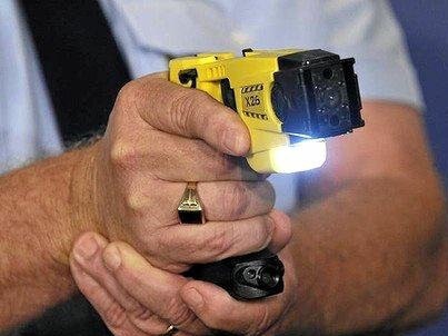 FILE PHOTO: Police deployed a taser.