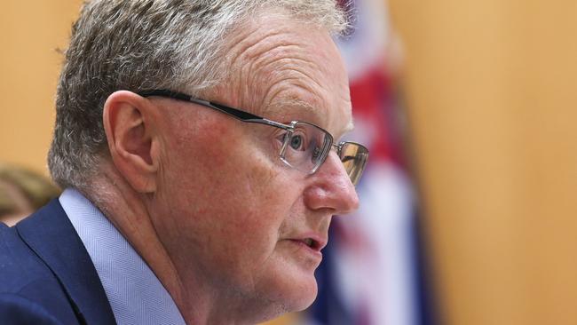 Outgoing Reserve Bank governor Philip Lowe presided over his final rates decision on Tuesday. Picture: NCA NewsWire / Martin Ollman