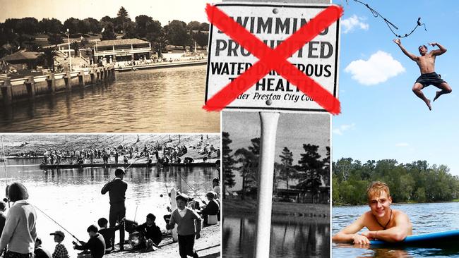 In its heyday fishing, boating and swimming were allowed in Edwardes Lake, until pollution put paid to the fun.