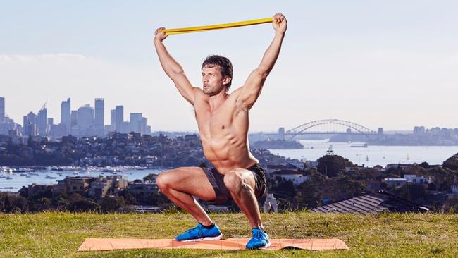 And of course doing it with your shirt off gives you extra results.