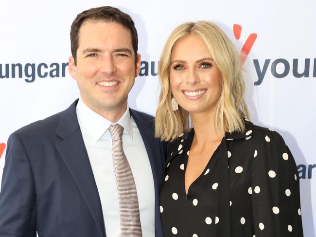 Youngcare national ambassador Sylvia Jeffreys and Peter Stefanovic.