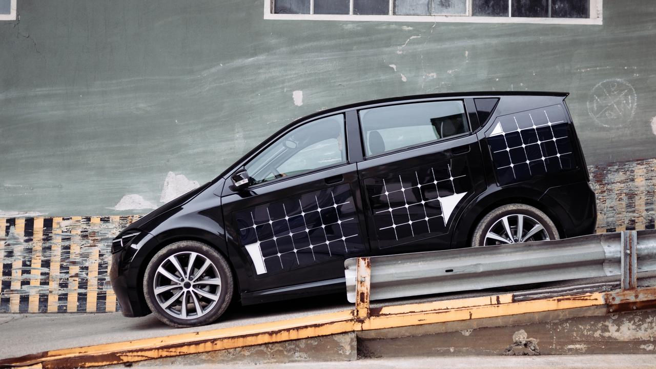 Panel beater: The Sion is covered in 330 solar cells.