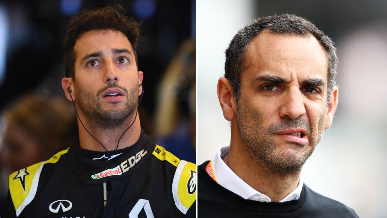 Cyril Abiteboul said Daniel Ricciardo's result was 'nothing to be proud of'.