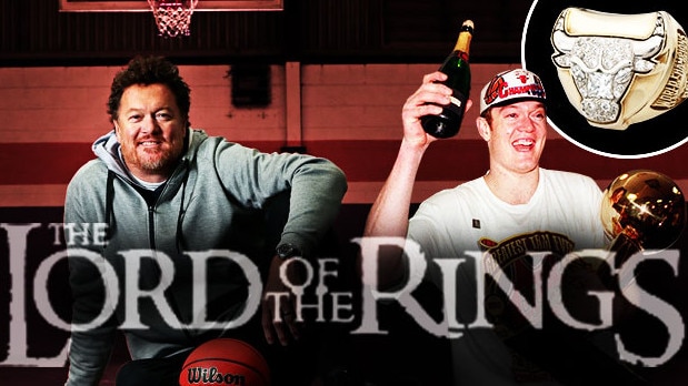 Luc Longley won three NBA Championship rings with the Chicago Bulls.