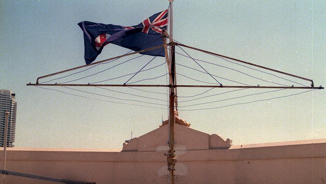 The legendary Hills Hoist clothes line.