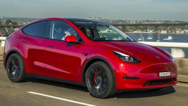 2023 Tesla Model Y Performance. Photo: Mark Bean.