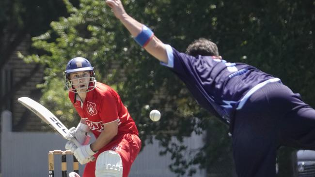 Springvale South batter Cameron Forsyth. Picture: Valeriu Campan