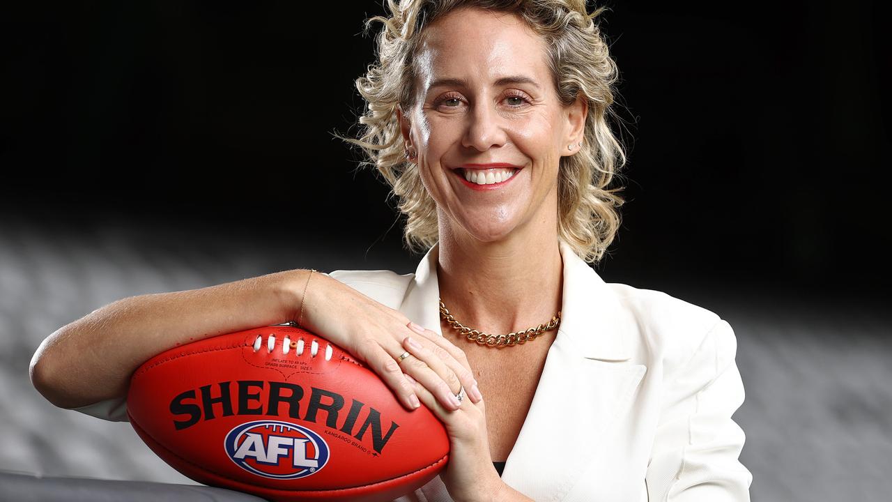 Leading AFL executive Kylie Rogers will be the new chief executive of the Victoria Racing Club. Pic: Michael Klein.