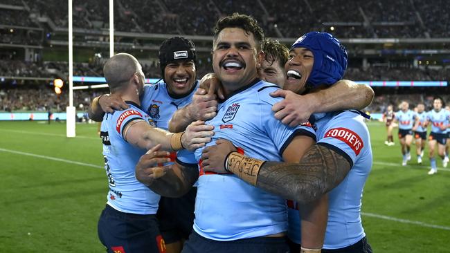 The Blues were on fire. Picture: NRL Photos/Gregg Porteous