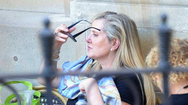 Kathy Jackson during lunch break from court proceedings in Sydney. Picture: Jeremy Piper