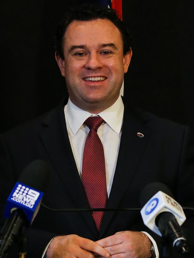 Stuart Ayres is the new deputy leader of the state Liberal Party. Picture: NCA NewsWire / Gaye Gerard