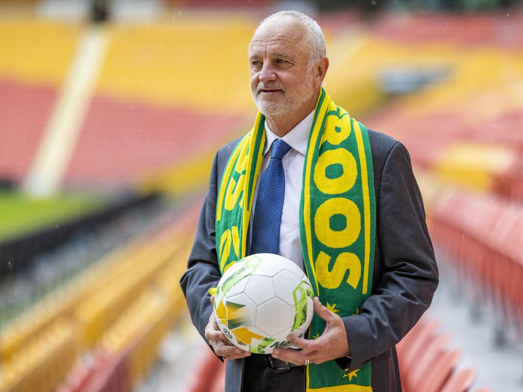 Socceroos coach Graham Arnold is delighted with Australia’s World Cup training base. Picture: Glenn Hunt / Getty Images