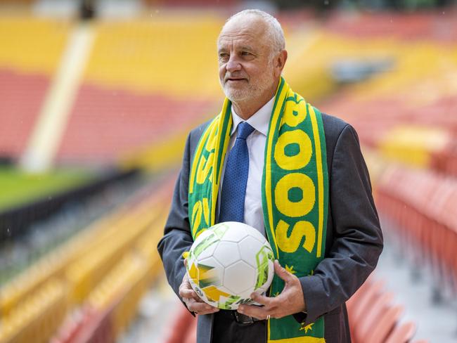 Socceroos coach Graham Arnold is delighted with Australia’s World Cup training base. Picture: Glenn Hunt / Getty Images