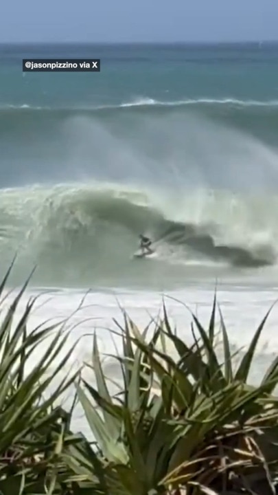 Gold Coast surfers need a jet ski in Cyclone Alfred swell