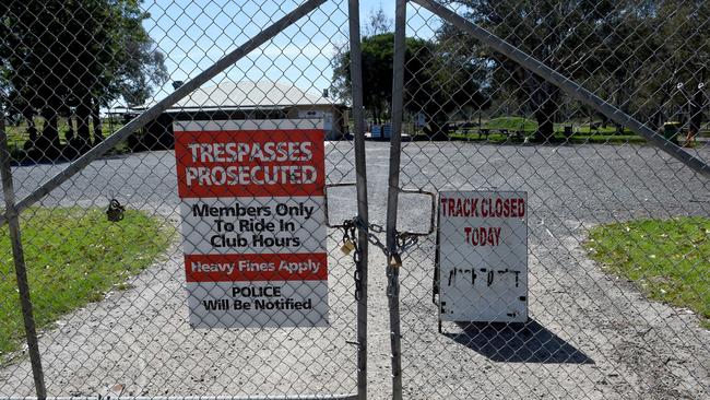 Frankston City Motorcycle Park is closed after Sebastian’s death. Picture: Mal Fairclough