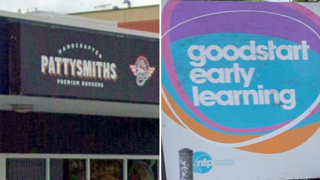 Braiden Jack Unwin is accused of breaking into Pattysmiths at Bellbird Park and Goodstart Early Learning at Redbank Plains.