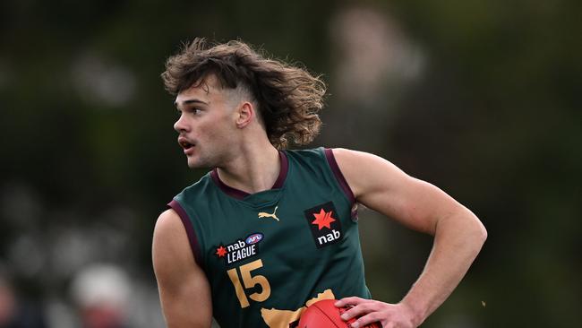 Lachie Cowan shared the Morrish Medal as the best and fairest player in the 2022 NAB League Boys season. Picture Steve Bell/AFL Photos