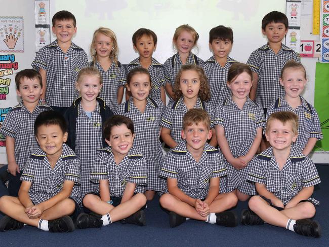 Varsity College's individual prep classes. Prep Red. Picture Mike Batterham BACK Tristan Annandale, Sophie Caulton, Hayden Chan, Sarah Corbett, Kaden Dekker, Kian Fan MIDDLE Spike Jones, Charlotte Kinkade, Paige Kolus,Amy Kutyaev, Billie McLennand,Kaiyah Moore FRONT jayden Park, Joshua Romas, Adam Serafin, Max Volzke