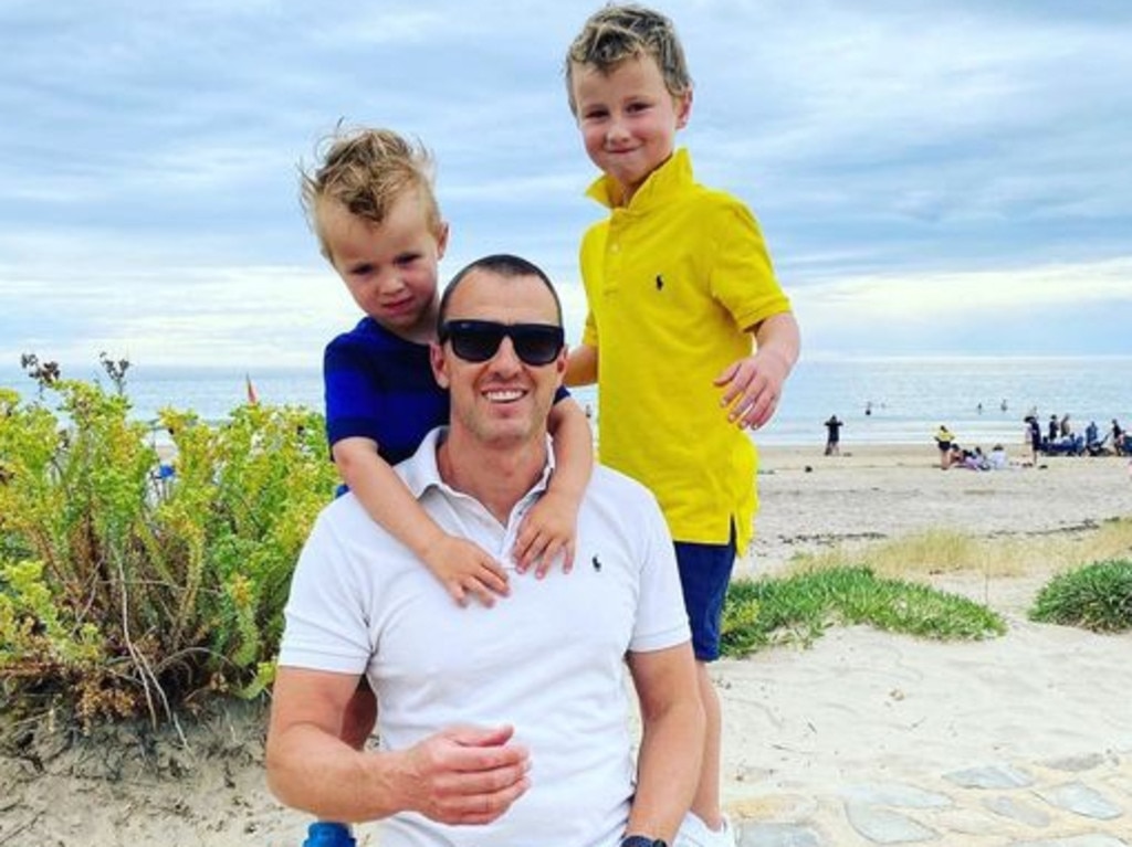 The father of two, 43, suffered a cardiac arrest. Picture: Supplied
