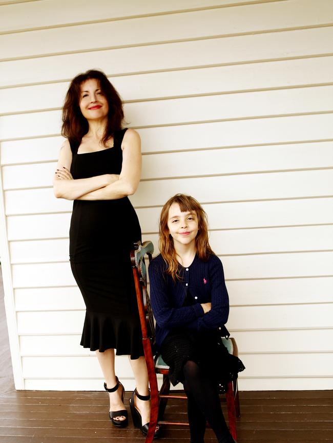 Journalist and author, Antonella Gambotto-Burke with daughter Bethesda. Picture: Kit Wise