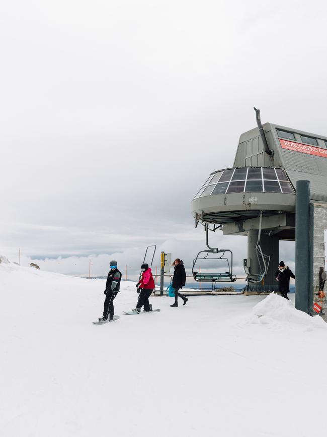 Guests on the slopes. Picture: Range Rover