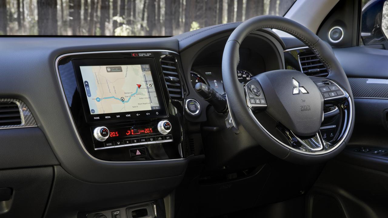 Interior functionality is among the pluses for the Mitsubishi Outlander.