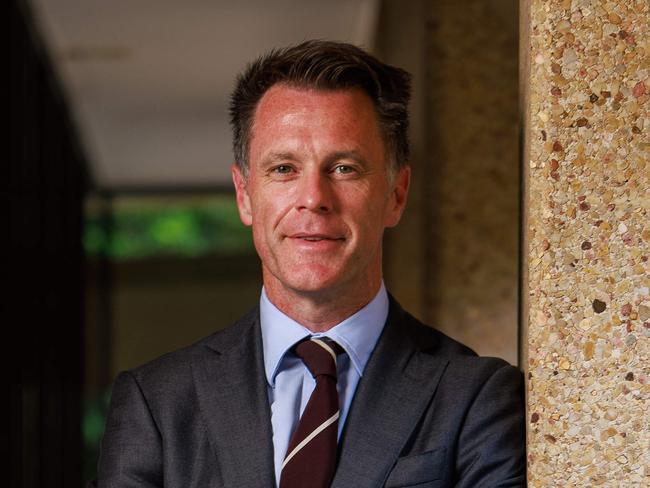 Daily Telegraph. 13, November, 2024.**(Bradfield Oration)**NSW Premier Chris Minns, at Parliament House, today. Picture: Justin Lloyd.