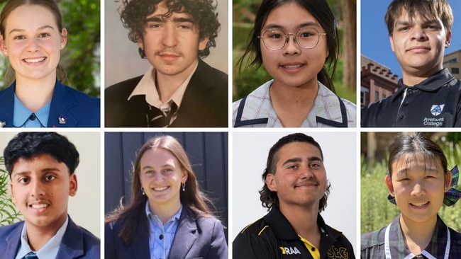 Some of the 2024 The Advertiser Teen Parliament finalists.