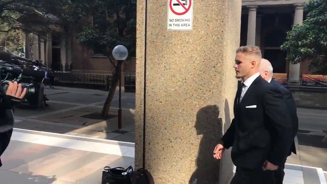 RAW: Jack de Belin arrives at Sydney court