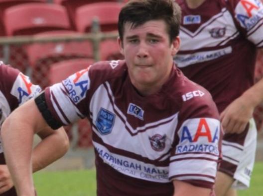 Billy Bainbridge, latest Manly Daily Junior Sports Star nominee.