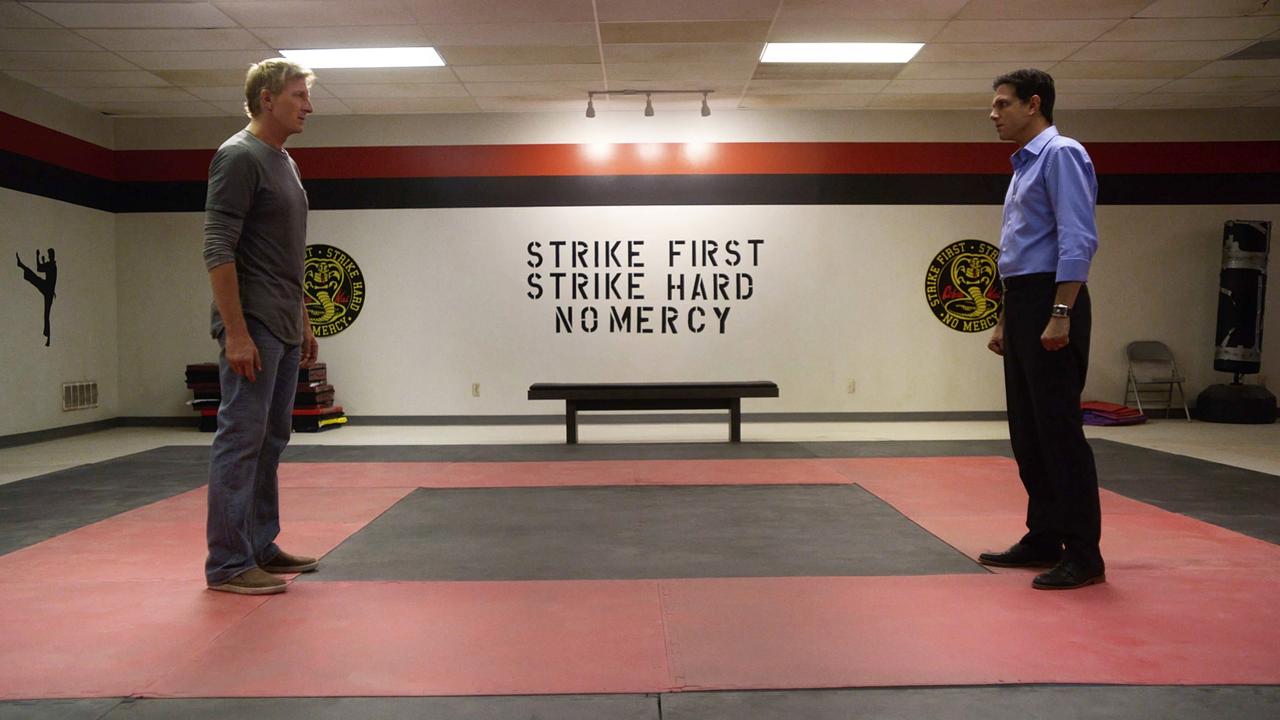 William Zabka and Ralph Macchio have unfinished business in Cobra Kai.