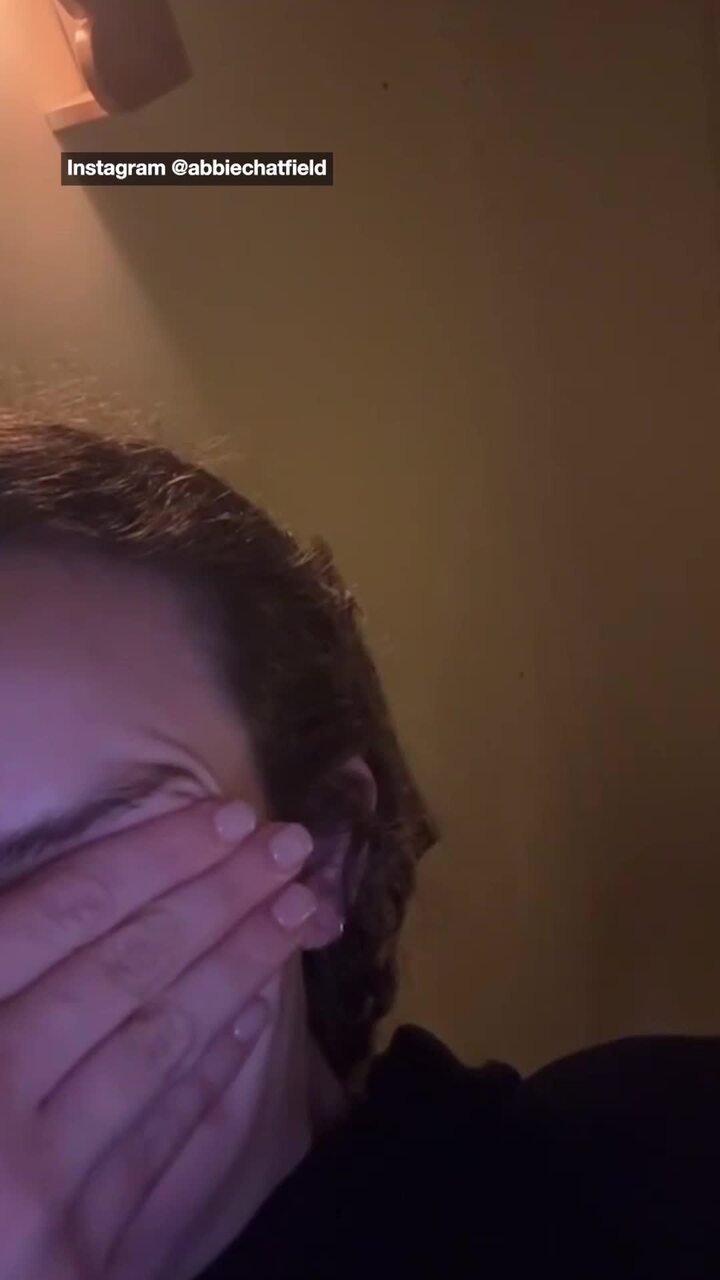 Abbie Chatfield near tears over election result