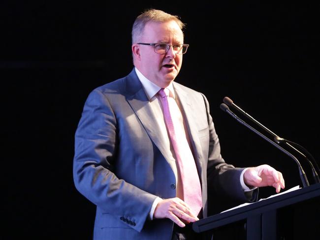 Anthony Albanese outlined his vision for a “fair go” for Australians. Picture: Christian Gilles