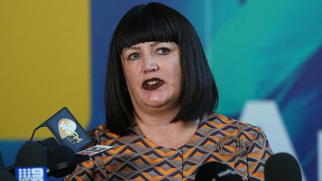 Rugby Australia boss Raelene Castle has stood by the decision to terminate Folau’s contract. Picture: Getty Images