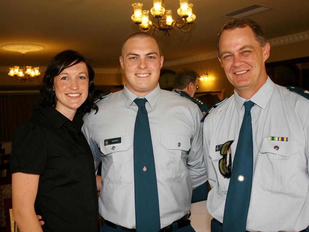 Kristy Armstrong, Leighton Smith and David Dornom at the QAS Meritorious Service Awards at Kershaw House, Rockhampton. Photo: Sharyn O'Neill