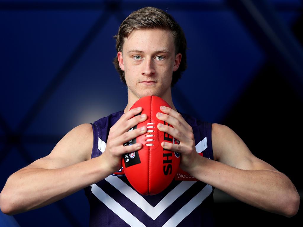 Amiss was selected with pick 8. (Photo by Will Russell/AFL Photos via Getty Images)